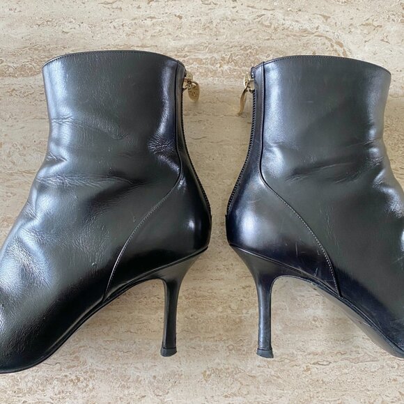 Vintage Chanel Mesh CC Ankle Boots - Picture 6 of 9